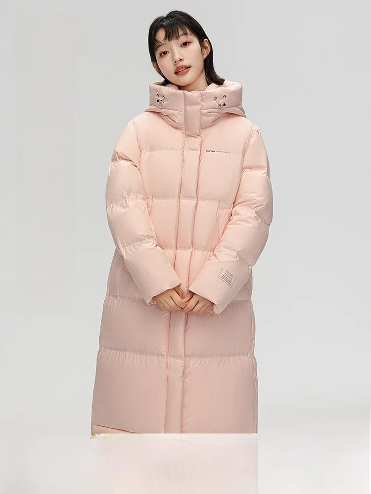 Women's Mid-Length Hooded down Jacket Thick Warm Simple Sporty Korean Style SNOW FLYING 2026 Spring Popular Polyester Fiber
Women's Mid-Length Hooded down Jacket Thick Warm Simple Sporty Korean Style SNOW FLYING 2026 Spring Popular Polyester Fiber