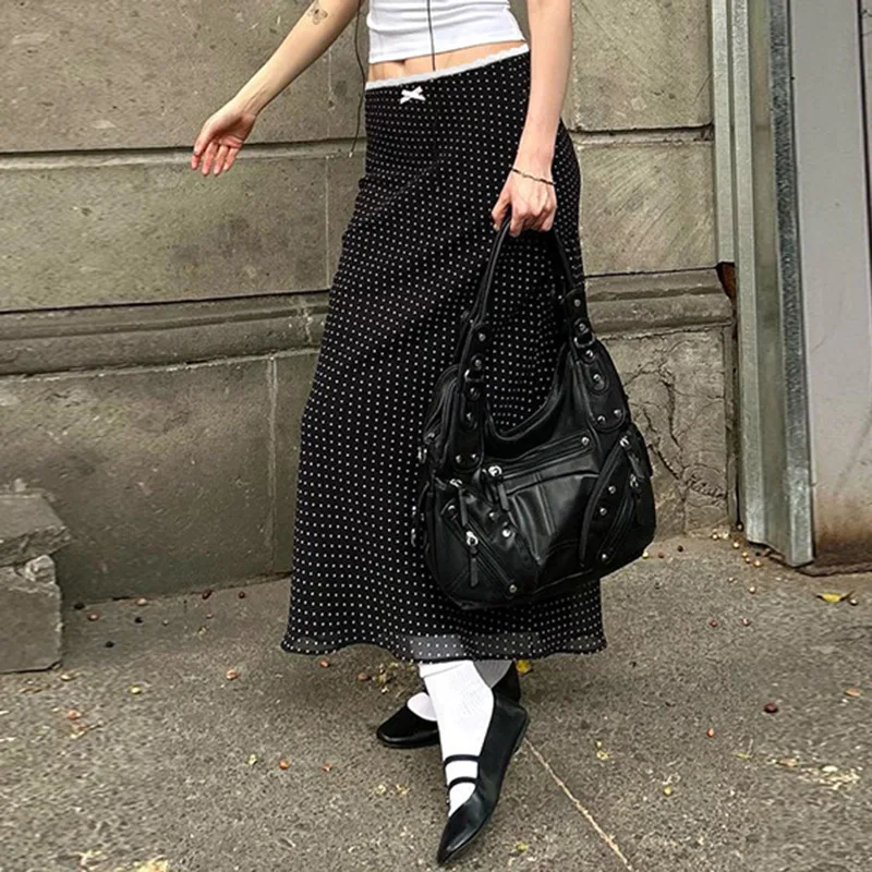 SKMY French Style Elegant Women Clothing Fashion Polka Dot Print Lace Patchwork Long Skirts Sexy Casual Black Hip Hugging Skirts
SKMY French Style Elegant Women Clothing Fashion Polka Dot Print Lace Patchwork Long Skirts Sexy Casual Black Hip Hugging Skirts