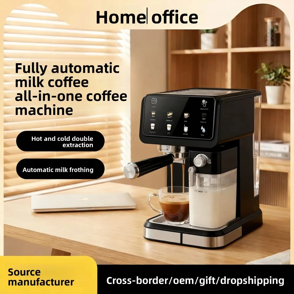 Commercial Italian Coffee Machine Semi-automatic Extraction Automatic Milk Foam Intelligent Color Screen Stainless Steel
Commercial Italian Coffee Machine Semi-automatic Extraction Automatic Milk Foam Intelligent Color Screen Stainless Steel