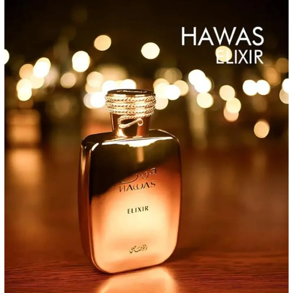 Hawas Elixir 100ml Eau De Parfum Long Lasting Fragrance For Men Women Unisex Perfume Valentine's Day Gift Luxury Arabic Cologne
Hawas Elixir 100ml Eau De Parfum Long Lasting Fragrance For Men Women Unisex Perfume Valentine's Day Gift Luxury Arabic Cologne