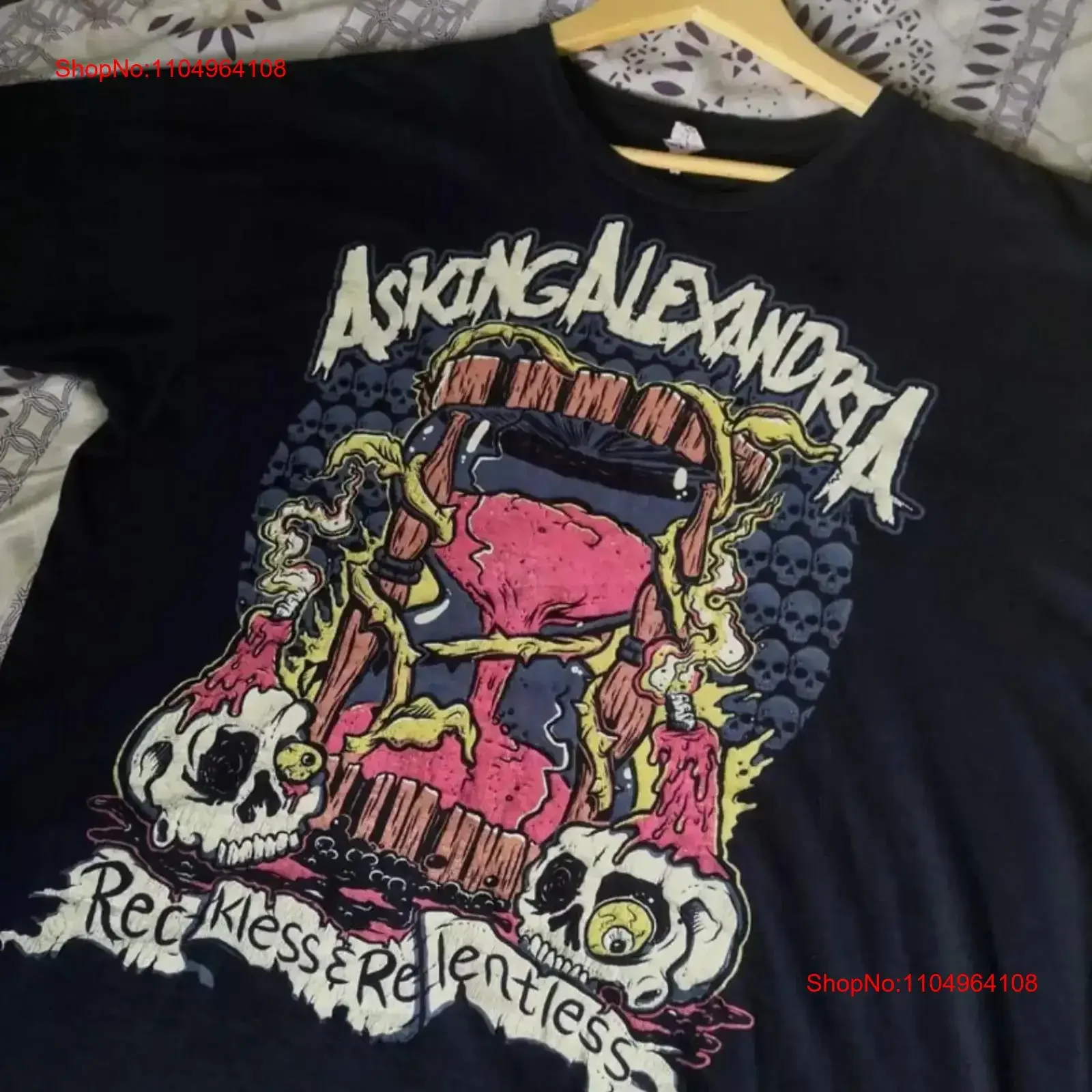 Asking Alexandria For Fans Black T Shirt Cotton S 5XL vintage Washed Casual Stretched Soft homme Top For Everyday Wear
Asking Alexandria For Fans Black T Shirt Cotton S 5XL vintage Washed Casual Stretched Soft homme Top For Everyday Wear