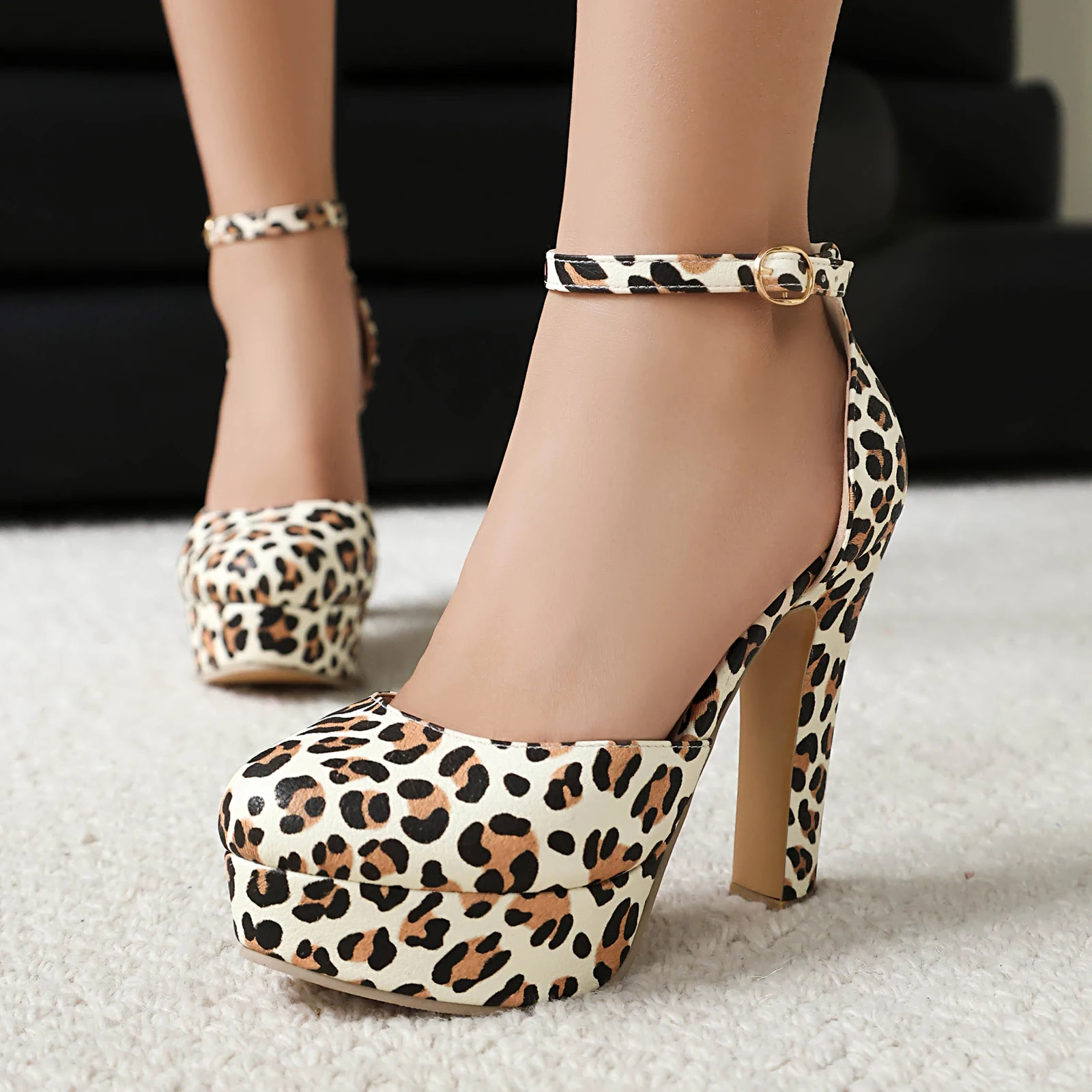 Women Platform Dress Sandals Leopard Sexy High Heels Shoes Ankle Strap Summer Zapatos for Work Daily Wedding Club
Women Platform Dress Sandals Leopard Sexy High Heels Shoes Ankle Strap Summer Zapatos for Work Daily Wedding Club