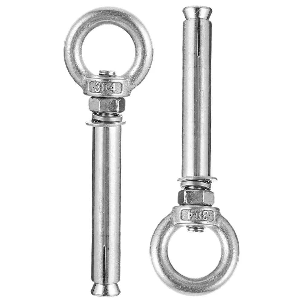 2pcs M6x50mm Steel Expansion Screws Cement Anchors Concrete Wall Mounting 304 Bolt Secure Expansion Concrete Wall Anchors Eye
2pcs M6x50mm Steel Expansion Screws Cement Anchors Concrete Wall Mounting 304 Bolt Secure Expansion Concrete Wall Anchors Eye