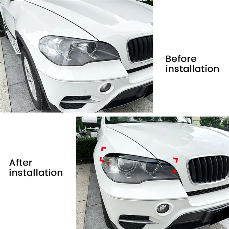Car Front Headlight Cover Head Light Lamp Eyelid Eyebrow Trim ABS For BMW X5 E70 2008-2013 Carbon Fiber Parts-AS55
Car Front Headlight Cover Head Light Lamp Eyelid Eyebrow Trim ABS For BMW X5 E70 2008-2013 Carbon Fiber Parts-AS55