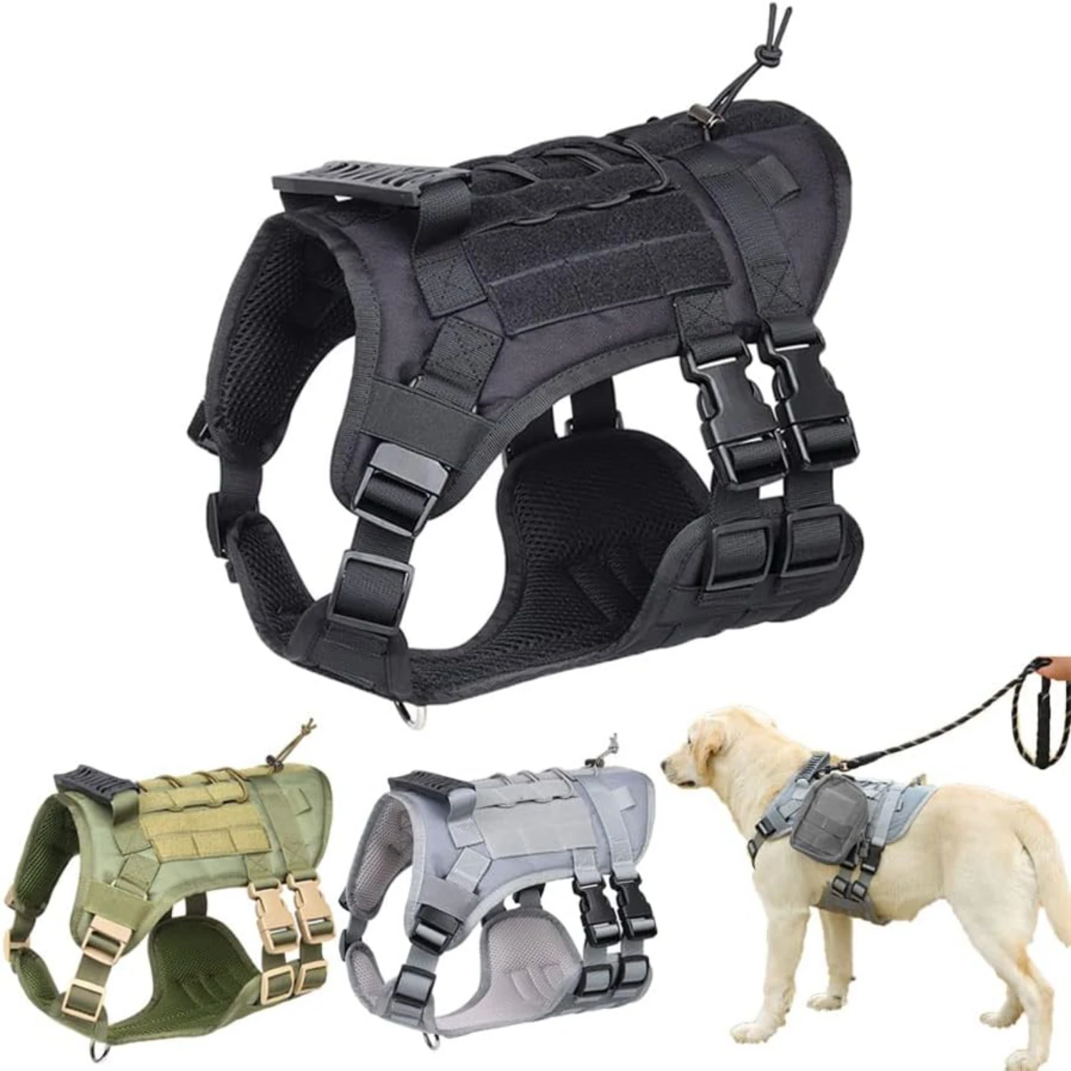 Long-lasting and Reliable Durable Medium Green Nylon Dog Harness Vest with Heavy Duty Rubber Handle - Comfortable and Sturdy Des
Long-lasting and Reliable Durable Medium Green Nylon Dog Harness Vest with Heavy Duty Rubber Handle - Comfortable and Sturdy Des