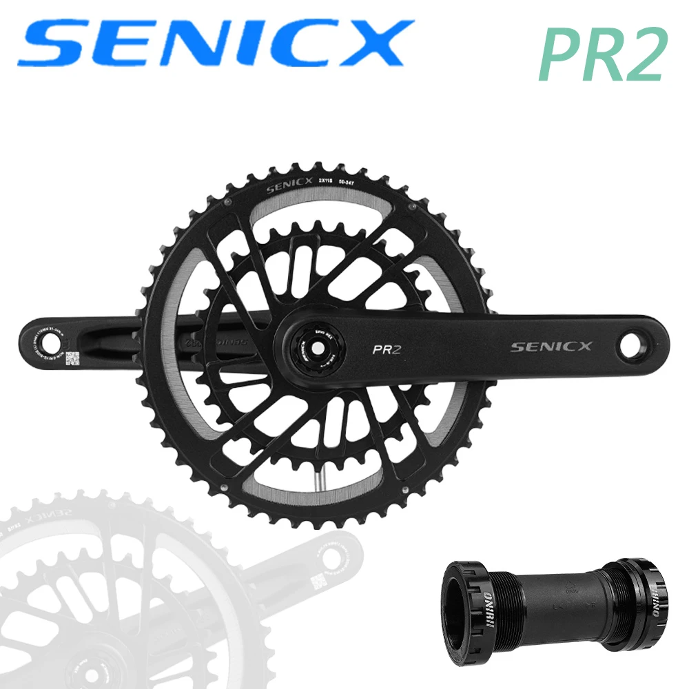 SENICX PR2 Road Crankset 170/172.5/175MM Suitable for Road / Folding / Fixed Gear / Track Bike With Bottom Bracket Chainring
SENICX PR2 Road Crankset 170/172.5/175MM Suitable for Road / Folding / Fixed Gear / Track Bike With Bottom Bracket Chainring