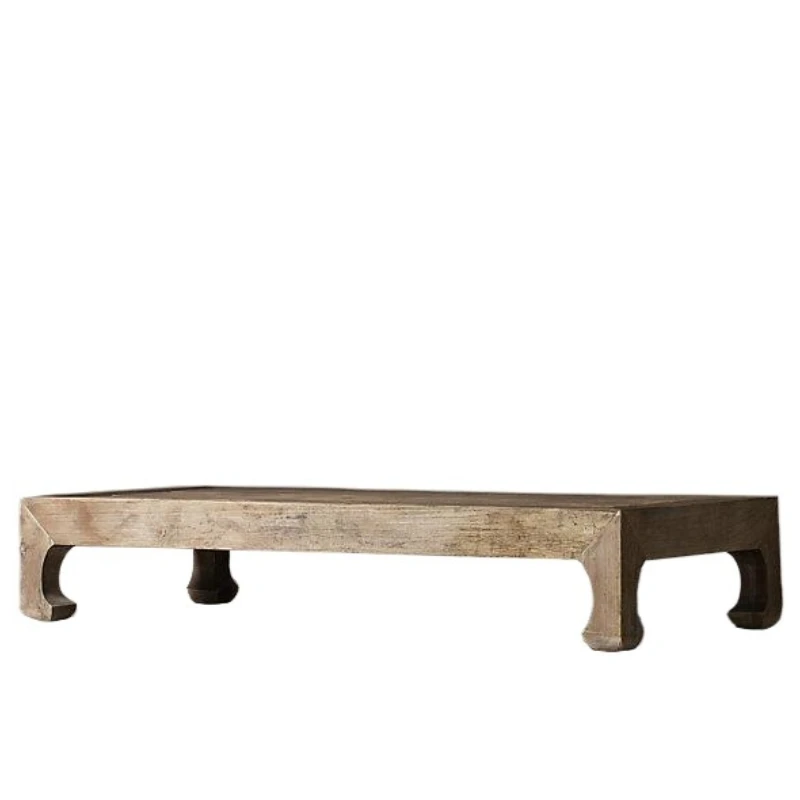 Solid wood living room home coffee table French rural retro furniture edge table modern and simple
Solid wood living room home coffee table French rural retro furniture edge table modern and simple