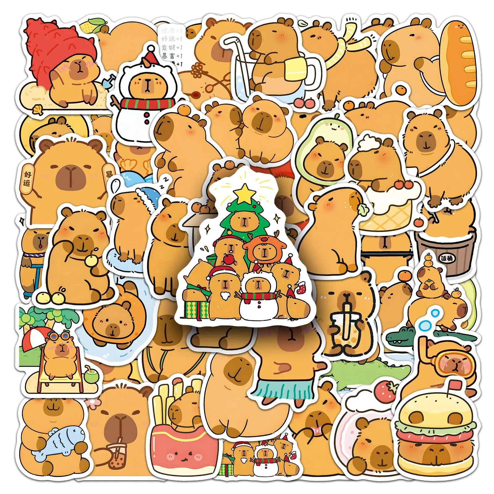 10/50PCS Capybara Stickers Cute Animal Kids Toys Kawaii Graffiti Decoration DIY Luggage Laptop Guitar Car Bike Skateboard Decals
10/50PCS Capybara Stickers Cute Animal Kids Toys Kawaii Graffiti Decoration DIY Luggage Laptop Guitar Car Bike Skateboard Decals