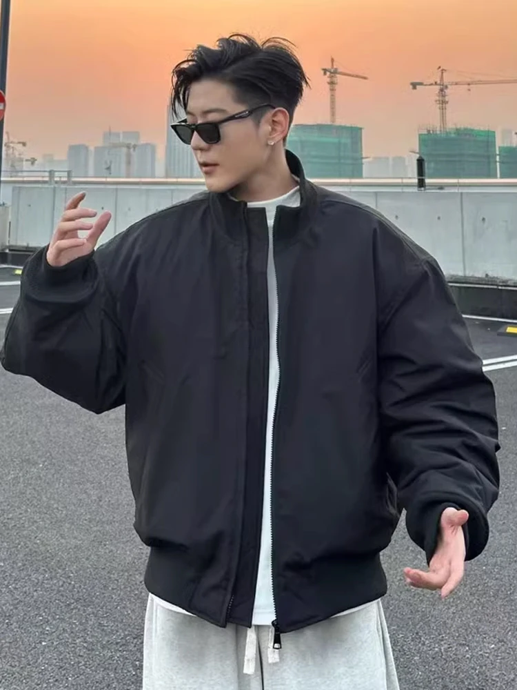 Retro American Pilot Jaet Cotton Coat Men Winter Loose ort Bomber Cotton Clothes Baseball Coat Outerwear for Teens
Retro American Pilot Jaet Cotton Coat Men Winter Loose ort Bomber Cotton Clothes Baseball Coat Outerwear for Teens