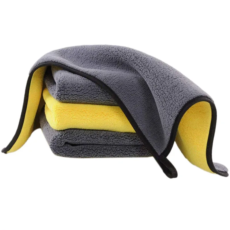 4 Pack Premium Ultra Thick Plush Microfiber Towel, Professional Double Layer Super Thick Microfiber Cleaning Cloth for Car Wash
4 Pack Premium Ultra Thick Plush Microfiber Towel, Professional Double Layer Super Thick Microfiber Cleaning Cloth for Car Wash
