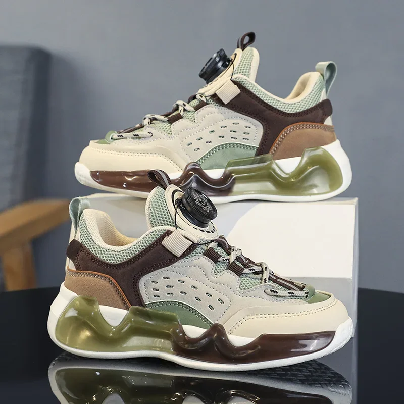 Spring Autumn Swivel Button Kids Anti-slip Sneakers Children Sport Tennis Shoes Breathable Boys Mesh Running Shoes Lightweight
Spring Autumn Swivel Button Kids Anti-slip Sneakers Children Sport Tennis Shoes Breathable Boys Mesh Running Shoes Lightweight