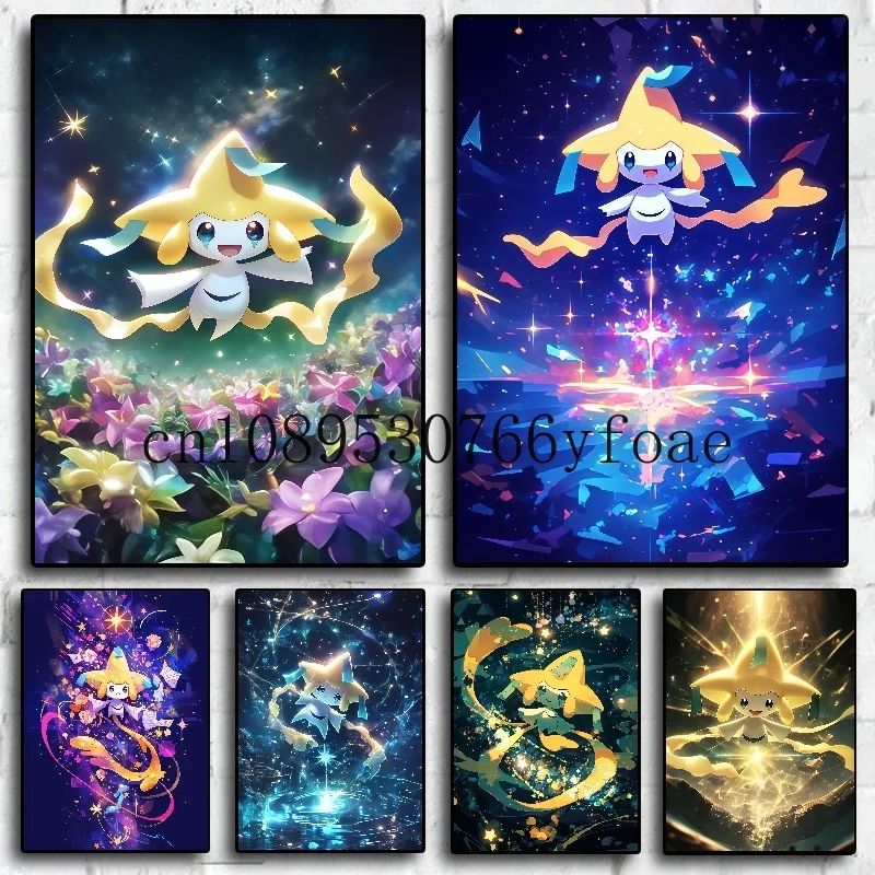 Classic HD Canvas Painting Pokemon Anime Figures Jirachi Poster Print Watercolor Wall Art Picture Modern Home Decor Kids Gifts
Classic HD Canvas Painting Pokemon Anime Figures Jirachi Poster Print Watercolor Wall Art Picture Modern Home Decor Kids Gifts