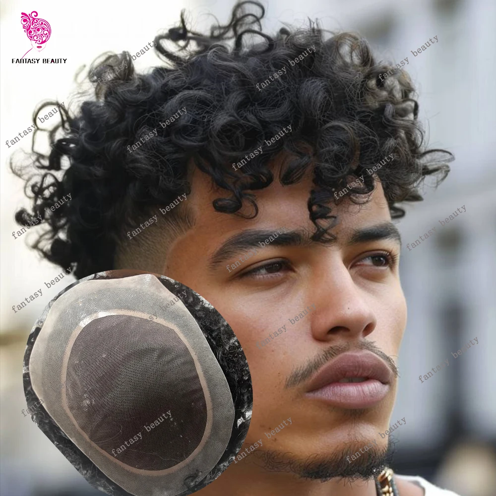 Undetectable European Durable Mono Top Swiss Lace&Pu 20mm Curl Human Hair #1b Afro Men Black 24mm Loose Curly Style Hairpieces
Undetectable European Durable Mono Top Swiss Lace&Pu 20mm Curl Human Hair #1b Afro Men Black 24mm Loose Curly Style Hairpieces