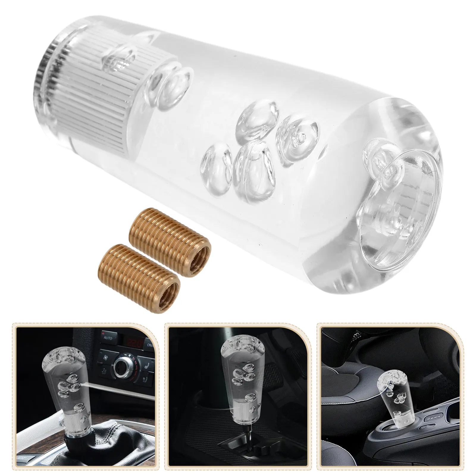 Crystal Bubble Shift Knob Manual Stick Car Gear Lever Universal Replacement Ergonomic Grip Car Accessories Durable Transparent
Crystal Bubble Shift Knob Manual Stick Car Gear Lever Universal Replacement Ergonomic Grip Car Accessories Durable Transparent