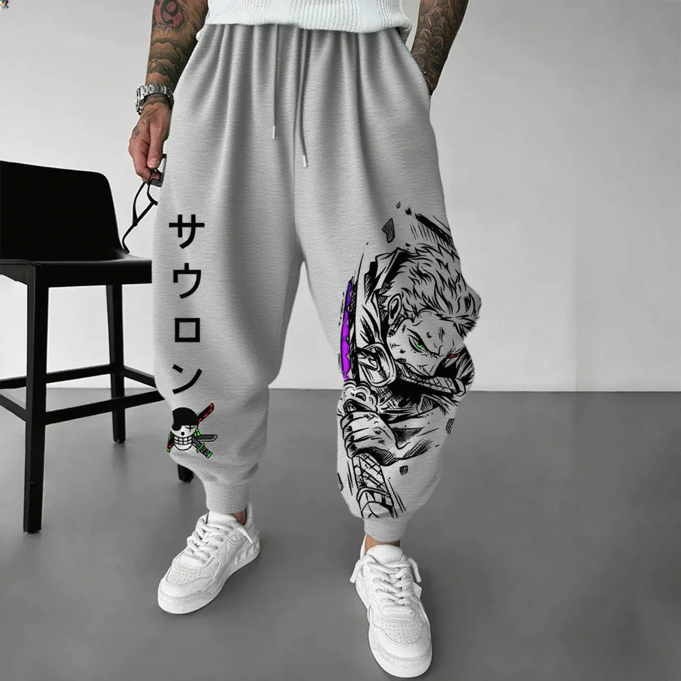 2025 цельные брюки Зоро с рисунком аниме для мужчин и женщин, лето-осень, уличная одежда, свободные повседневные брюки, хлопковая одежда для бега Y2k
2025 цельные брюки Зоро с рисунком аниме для мужчин и женщин, лето-осень, уличная одежда, свободные повседневные брюки, хлопковая одежда для бега Y2k