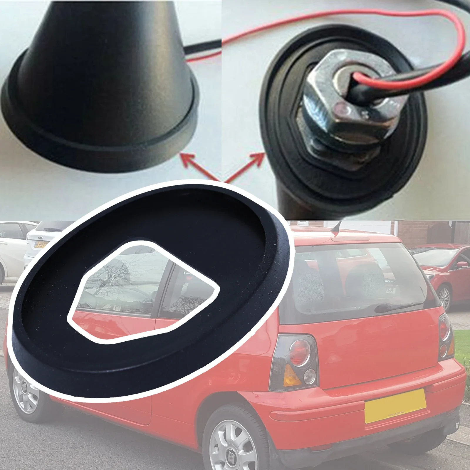 Car Roof Mast Whip Aerial Antenna Rubber Base Gasket For VW Lupo SEAT Arosa Seal Pad Replacement 2004 2003 2002 2001 2000 1999
Car Roof Mast Whip Aerial Antenna Rubber Base Gasket For VW Lupo SEAT Arosa Seal Pad Replacement 2004 2003 2002 2001 2000 1999