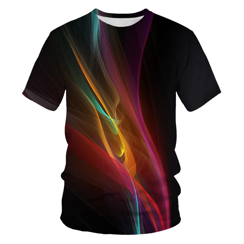 Summer Fashion Colour Light Spectrum Men T-shirt New Casual Printing Fun Tees Trend Personality Leisure O-neck Short Sleeve Tops
Summer Fashion Colour Light Spectrum Men T-shirt New Casual Printing Fun Tees Trend Personality Leisure O-neck Short Sleeve Tops