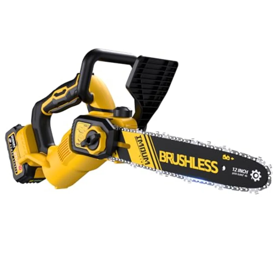 12 inch Brushless Chainsaw Cordless Saw with Battery and Charger 5.9Lb Super Lightweight and Compact Auto Oiler 5.0Ah Battery 1
12 inch Brushless Chainsaw Cordless Saw with Battery and Charger 5.9Lb Super Lightweight and Compact Auto Oiler 5.0Ah Battery 1