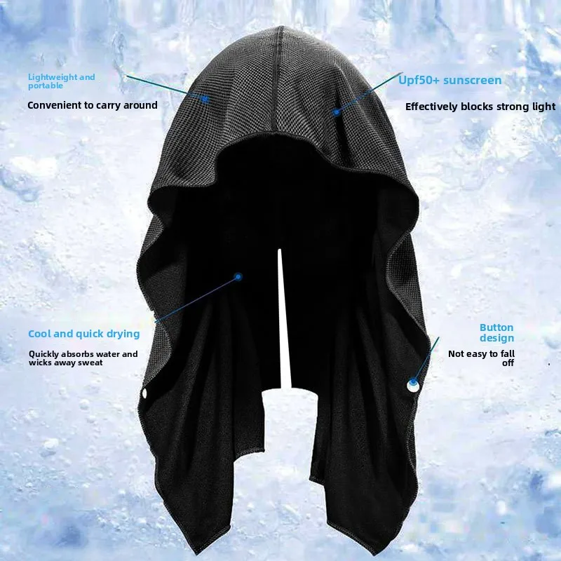 Охлаждающее полотенце с капюшоном U-образной формы, материал из ледяного шелка с технологией быстросохнущей, для защиты от солнца в тренажерном зале, пляже, кемпинга
Охлаждающее полотенце с капюшоном U-образной формы, материал из ледяного шелка с технологией быстросохнущей, для защиты от солнца в тренажерном зале, пляже, кемпинга