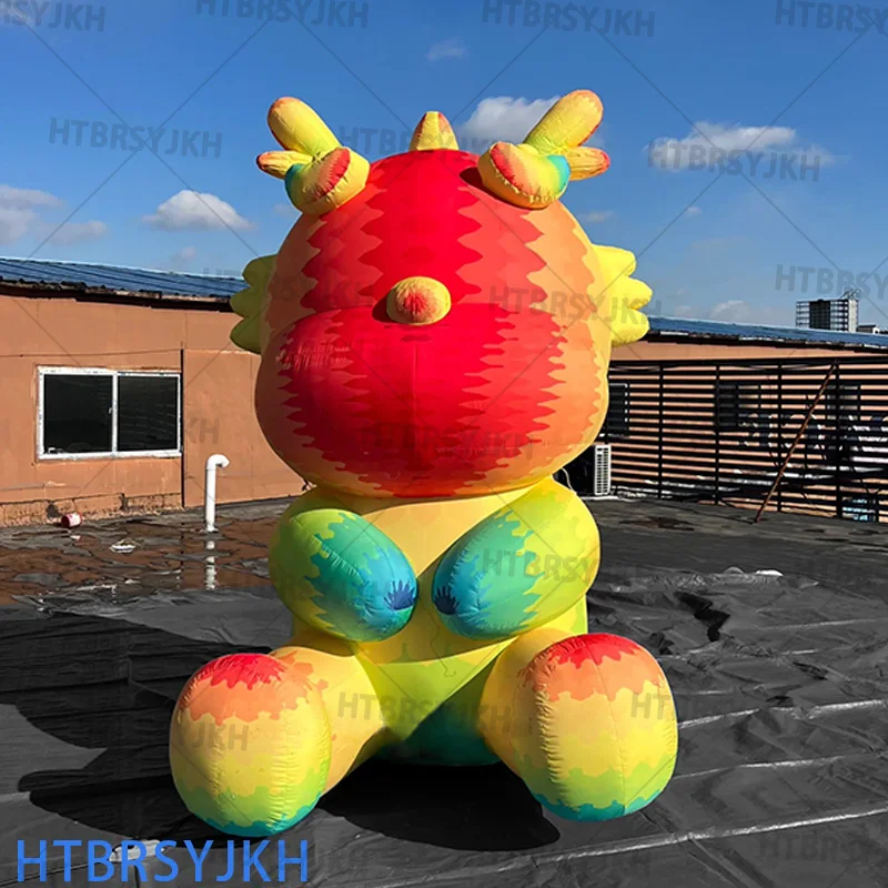 Inflatable dragon, cartoon dragon air model, New Year mascot outdoor shopping mall activity props decoration
Inflatable dragon, cartoon dragon air model, New Year mascot outdoor shopping mall activity props decoration