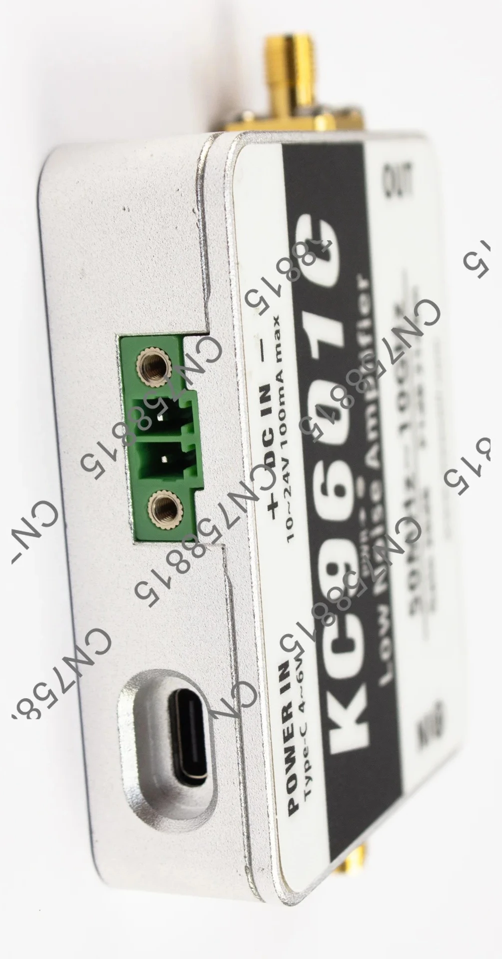50M-10GHz 20dB high linearity ,KC9601C Low noise amplifier,Type-C power supply LNA
50M-10GHz 20dB high linearity ,KC9601C Low noise amplifier,Type-C power supply LNA