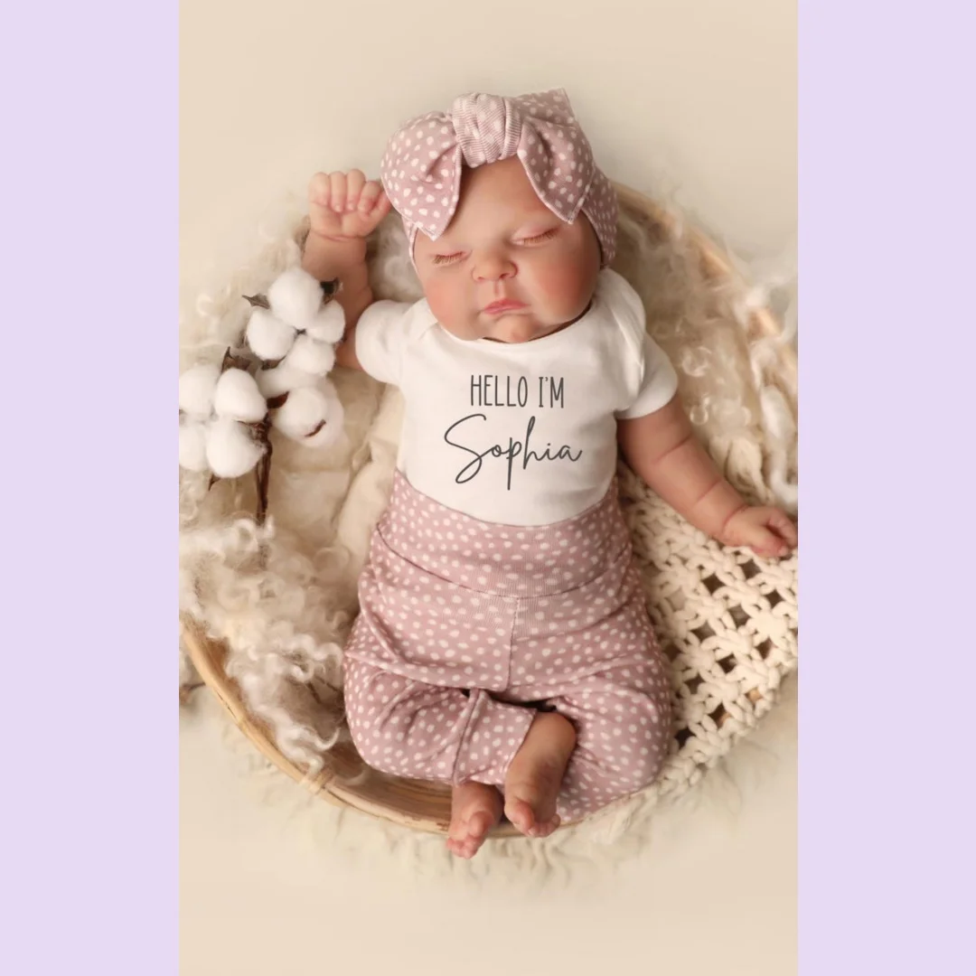18Inch Peaches Waterproof Bebe Reborn Girl With Painted Hair 3D Paint Skin Full Vinyl Body Doll With 2 Styles Outfits Soft Doll
18Inch Peaches Waterproof Bebe Reborn Girl With Painted Hair 3D Paint Skin Full Vinyl Body Doll With 2 Styles Outfits Soft Doll