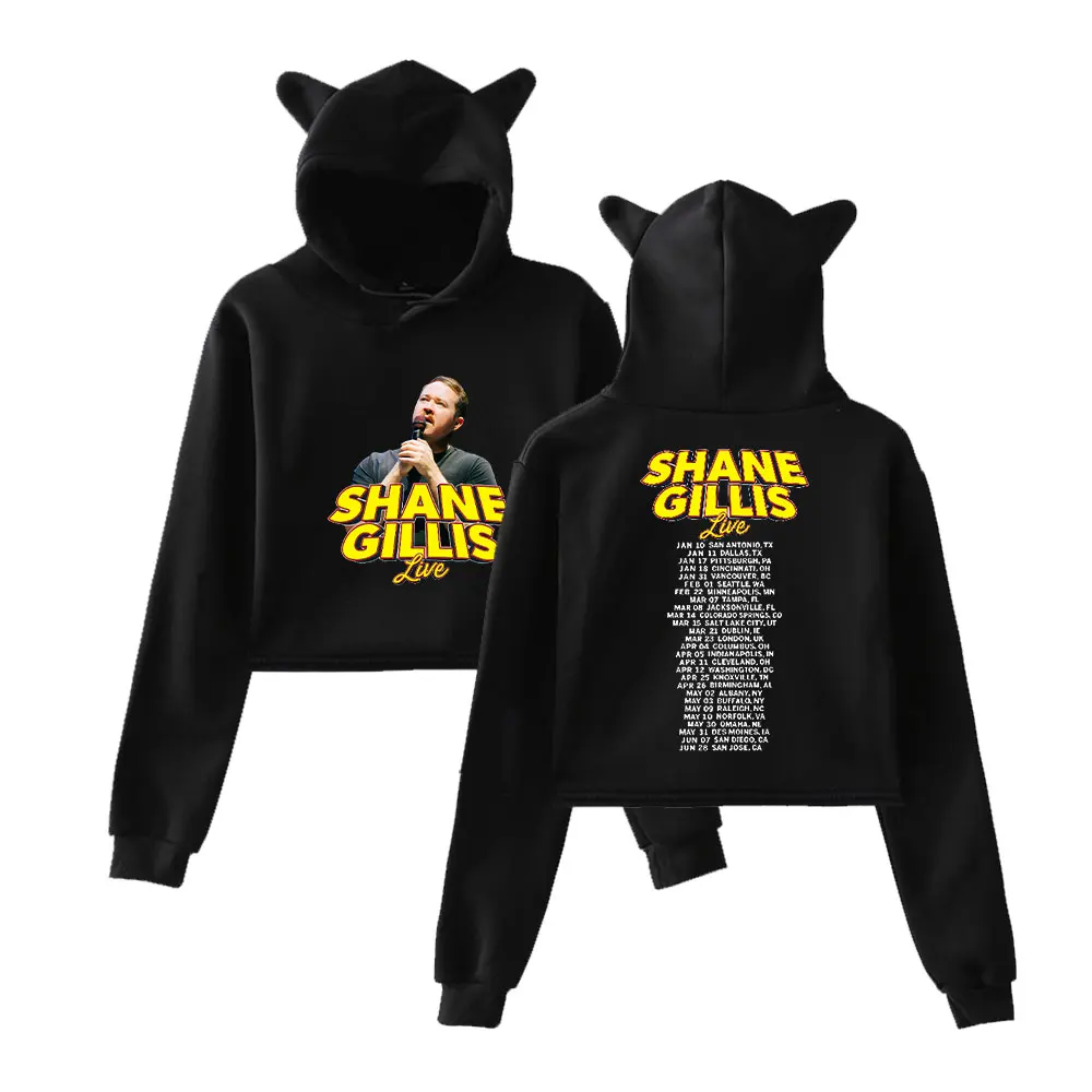 Shane Gillis 2025 Tour Merch Cat Ear Hoodie Man/Woman Streetwear Long-Sleeved Casual Clothes
Shane Gillis 2025 Tour Merch Cat Ear Hoodie Man/Woman Streetwear Long-Sleeved Casual Clothes