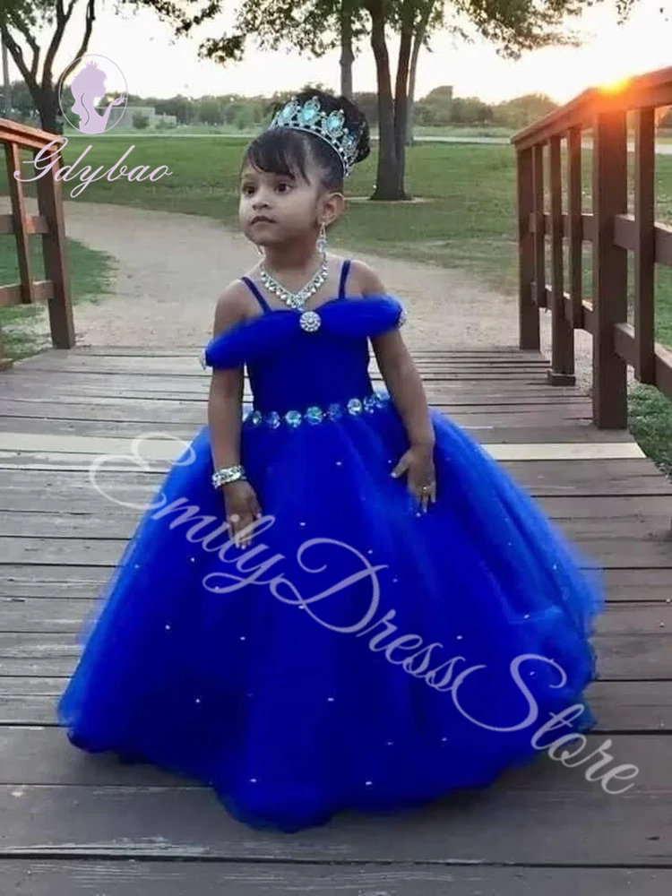 Customized Royal Blue Flower Girl Dress For Wedding Suspenders Applique Puffy Princess Kids Birthday First Communion Ball Gown
Customized Royal Blue Flower Girl Dress For Wedding Suspenders Applique Puffy Princess Kids Birthday First Communion Ball Gown