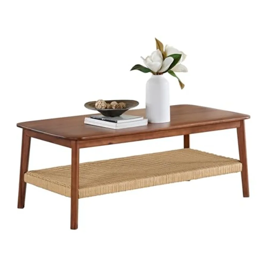 Cis 48 h Recngular Solid Wood wi Woven Storage Shelf Mid Ceny Modern 2-Tier LivinRoom
Cis 48 h Recngular Solid Wood wi Woven Storage Shelf Mid Ceny Modern 2-Tier LivinRoom