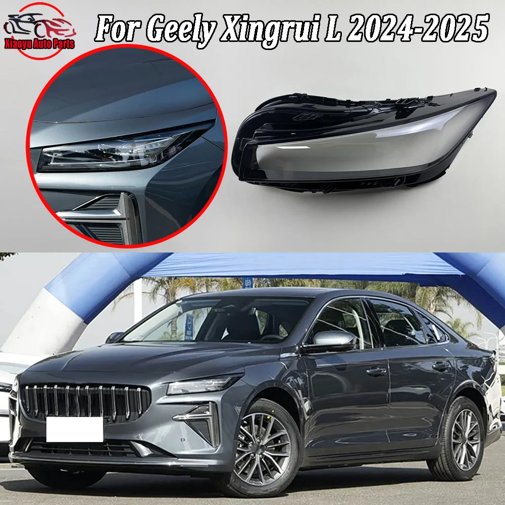 For Geely 2024 2025 Xingrui L Car Front Headlight Lens Cover Auto Shell Headlamp Lampshade Lampcover Head lamp light cover
For Geely 2024 2025 Xingrui L Car Front Headlight Lens Cover Auto Shell Headlamp Lampshade Lampcover Head lamp light cover