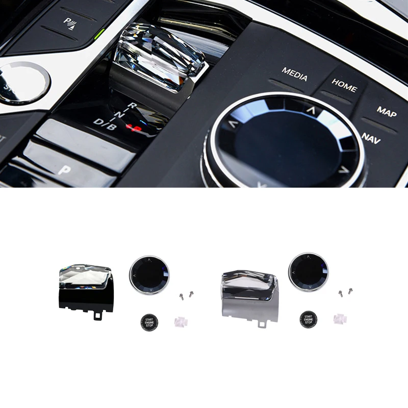 Кнопка ручки переключения передач с кристаллами для BMW G20 G12 i3 G28 i4 G26 i7 G70 ix3 G08 X5 G05 X6 G06 X7 G07 LHD RHD Металлическая основа
Кнопка ручки переключения передач с кристаллами для BMW G20 G12 i3 G28 i4 G26 i7 G70 ix3 G08 X5 G05 X6 G06 X7 G07 LHD RHD Металлическая основа