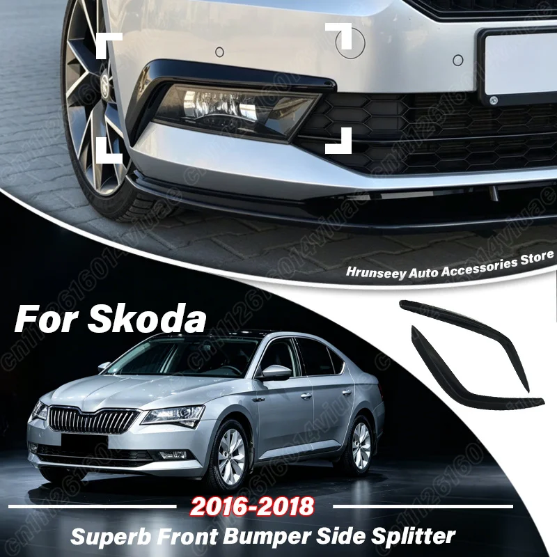 For Skoda Superb 2016 2017 2018 Front Bumper Side Splitter Carbon Look Wind Knife Car Exterior Body Modification Accessories
For Skoda Superb 2016 2017 2018 Front Bumper Side Splitter Carbon Look Wind Knife Car Exterior Body Modification Accessories