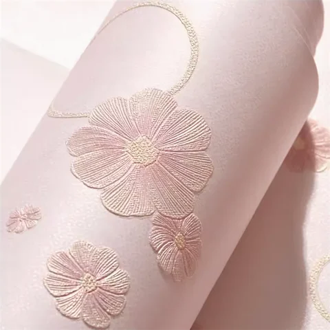 Pastoral style small floral self-adhesive wallpaper for home use living room bedroom pink wall paper Children's room Decorativen