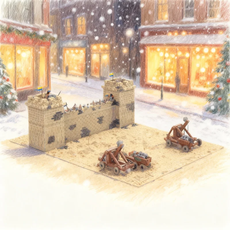 Набор строительных блоков MOC «Замок средневекового осадного Jeruzалема» (7513 деталей), архитектурная модель, развивающая игрушка, рождественский подарок, креативный конструктор для детей
Набор строительных блоков MOC «Замок средневекового осадного Jeruzалема» (7513 деталей), архитектурная модель, развивающая игрушка, рождественский подарок, креативный конструктор для детей