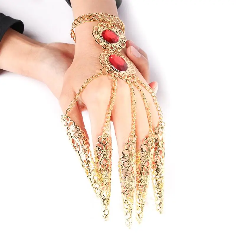 Jewelry Accessories Finger Bracelet Crystal Girl's Belly Dance Bracelet Jewelry Indian Dance Accessories
Jewelry Accessories Finger Bracelet Crystal Girl's Belly Dance Bracelet Jewelry Indian Dance Accessories