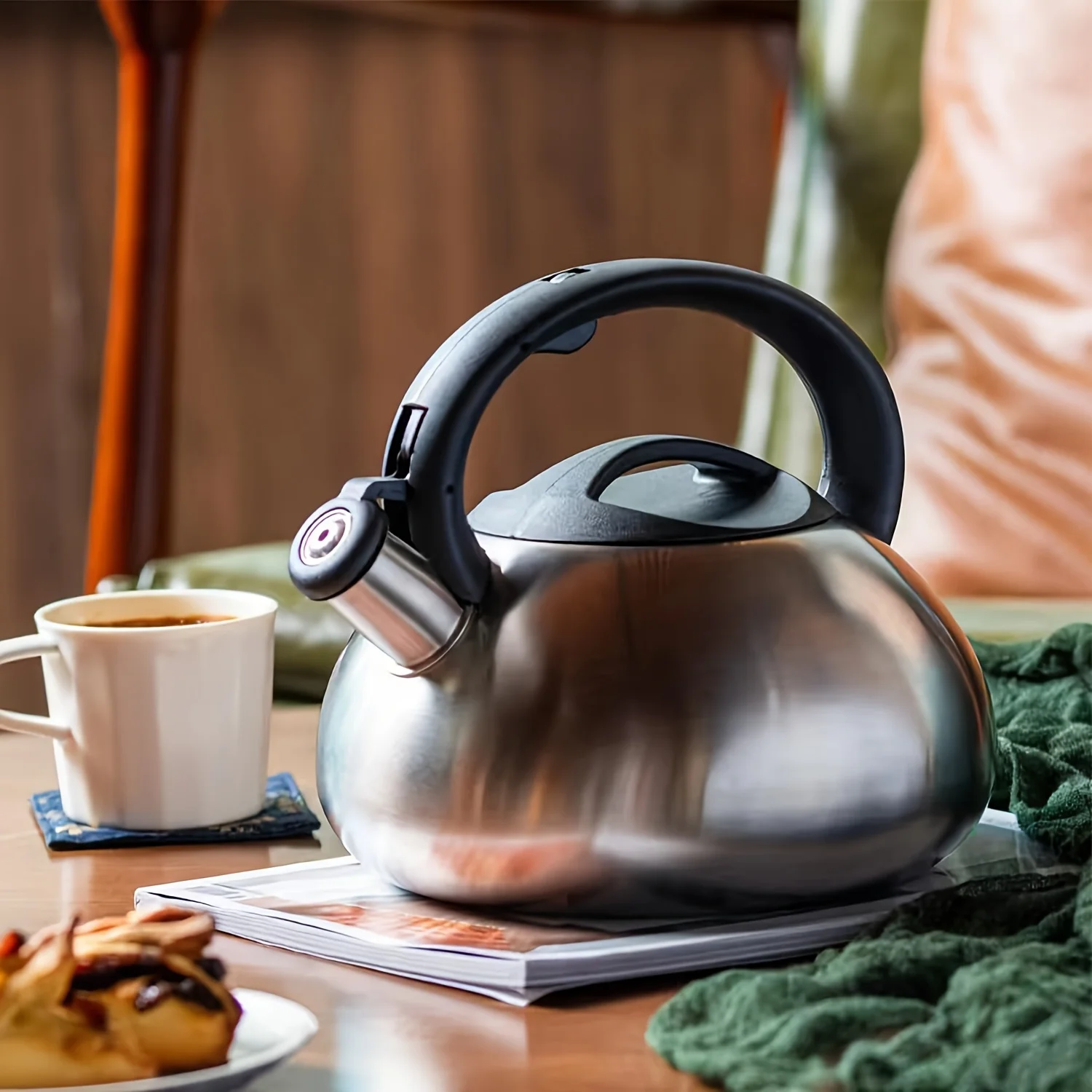 Stainless steel teapot - large capacity, suitable for induction cookers and gas stoves, suitable for kitchens and restaurants
Stainless steel teapot - large capacity, suitable for induction cookers and gas stoves, suitable for kitchens and restaurants