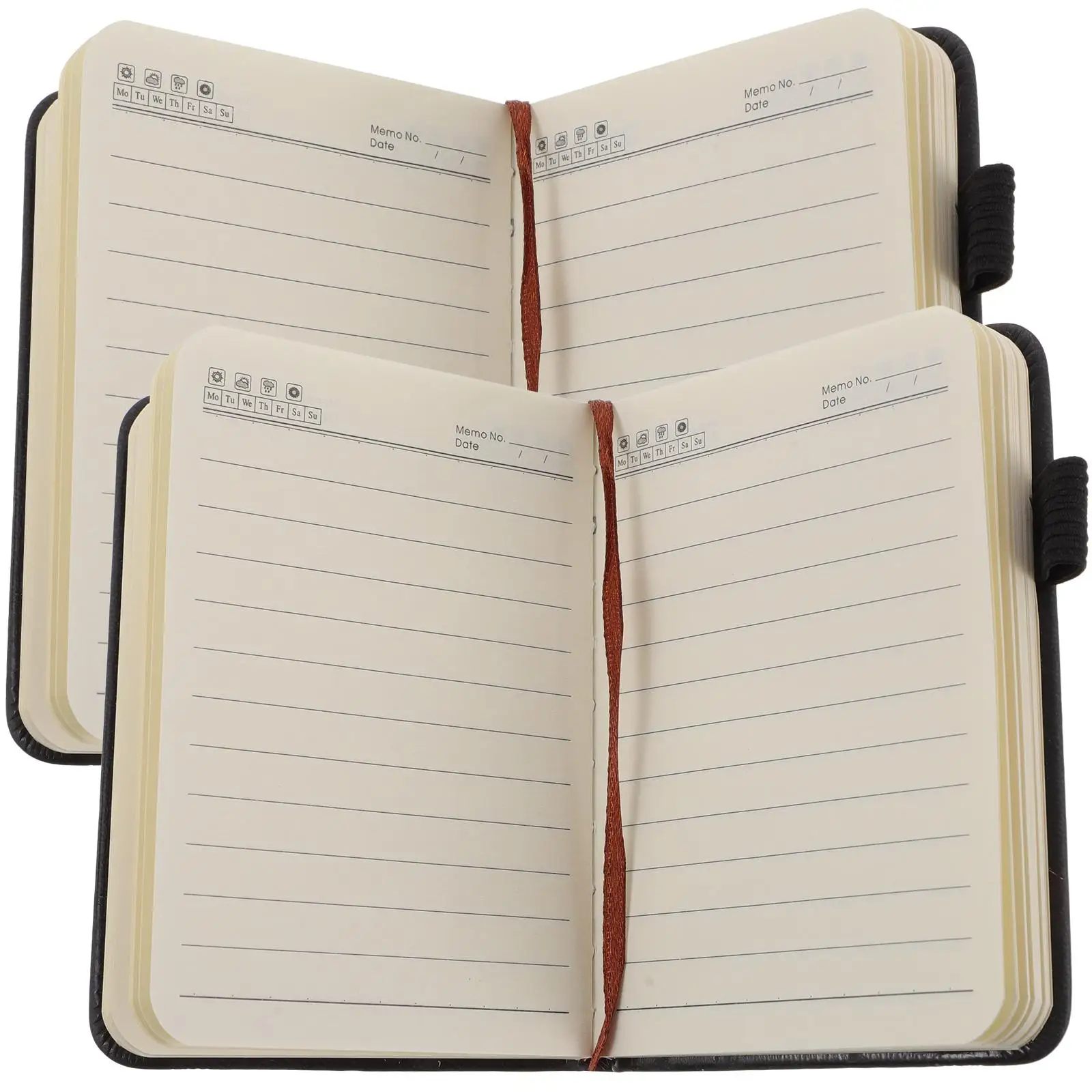 2 Pcs Portable Notepad Mini Notepads Cute Pocket Notebook Thicken Memo Pu Little Size Child
2 Pcs Portable Notepad Mini Notepads Cute Pocket Notebook Thicken Memo Pu Little Size Child