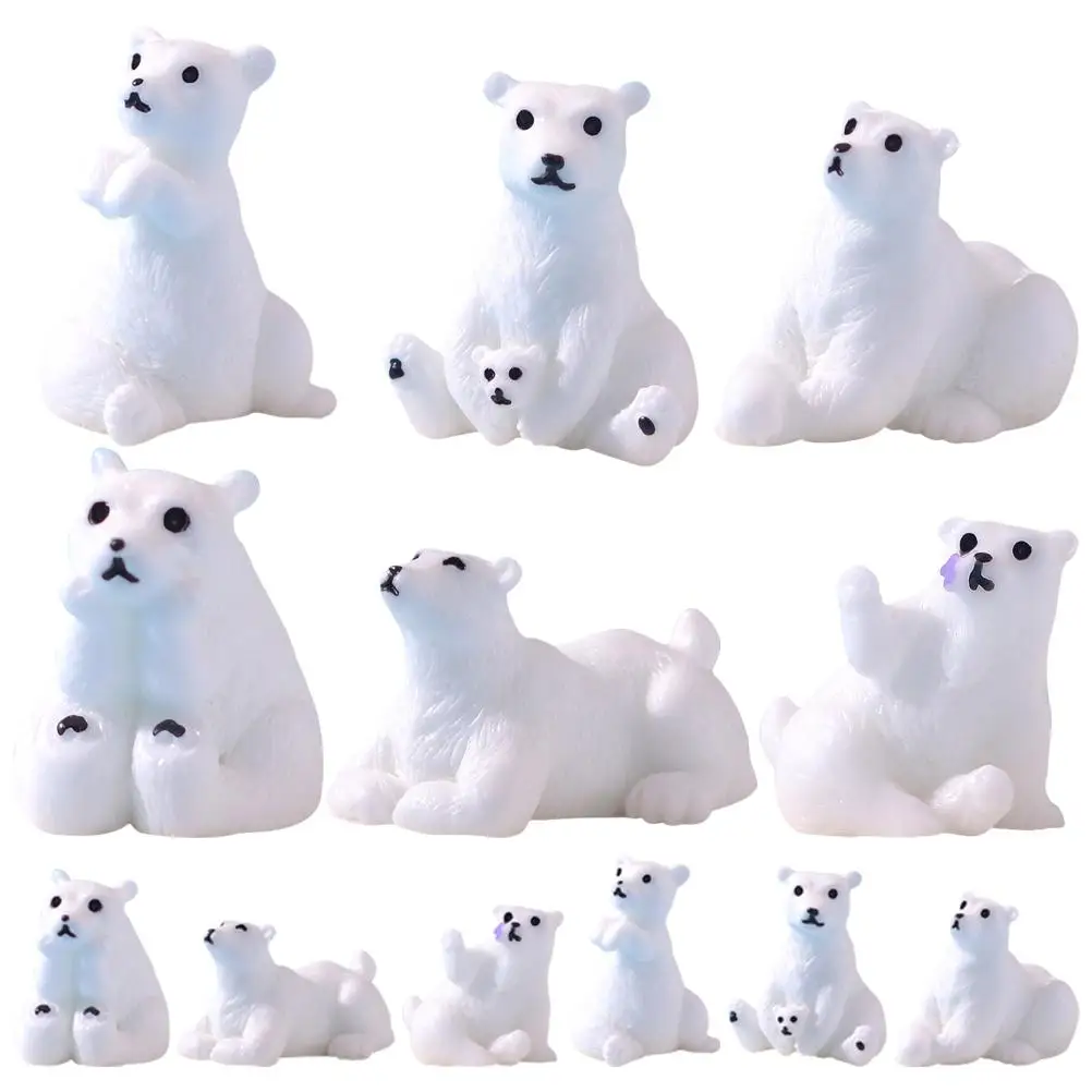 12 Pcs Mini Polar Bear Ornaments Resin Crafts Miniature Figurine Garden Decors Figurines Small Decorations
12 Pcs Mini Polar Bear Ornaments Resin Crafts Miniature Figurine Garden Decors Figurines Small Decorations