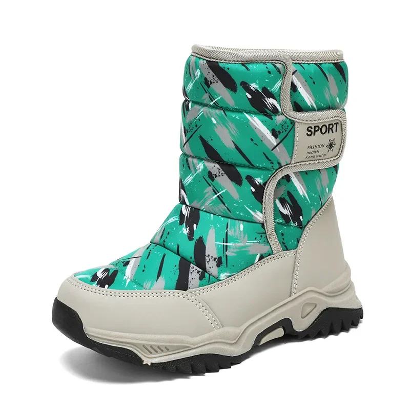 Children's Snow Boots New Winter Plush Warm Baby Kids Cotton Shoes High Top Camouflage Boys and Girls' Short Boots
Children's Snow Boots New Winter Plush Warm Baby Kids Cotton Shoes High Top Camouflage Boys and Girls' Short Boots