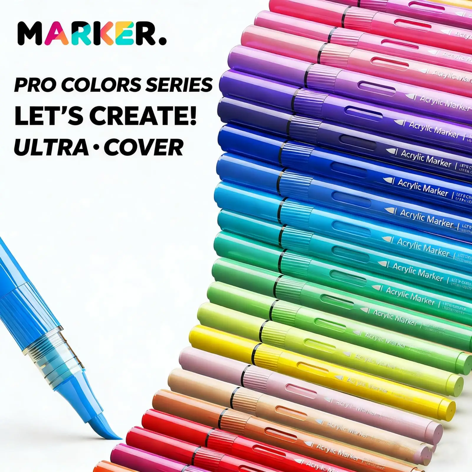 Acrylic Paint Markers Set, 6 Colors Brush Tip Acrylic Paint Pens set with 6 Pro Color Series,Arts and Crafts Supplies
Acrylic Paint Markers Set, 6 Colors Brush Tip Acrylic Paint Pens set with 6 Pro Color Series,Arts and Crafts Supplies