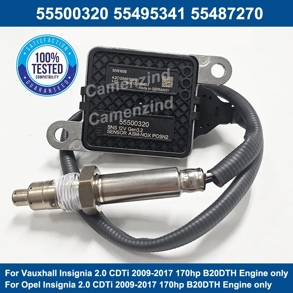 NOX Sensor 55500320 For Vauxhall Opel Insignia A 2.0 CDTI 170HP B20DTH 2009-2017 55495341 55487270 5WK97419 55589458 55510098
NOX Sensor 55500320 For Vauxhall Opel Insignia A 2.0 CDTI 170HP B20DTH 2009-2017 55495341 55487270 5WK97419 55589458 55510098