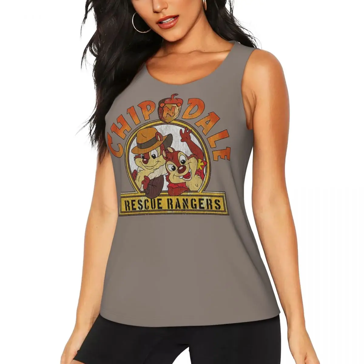 Custom Chip N Dale Vintage Workout Tank Tops Women's Quick Dry Sleeveless Yoga Shirt
Custom Chip N Dale Vintage Workout Tank Tops Women's Quick Dry Sleeveless Yoga Shirt