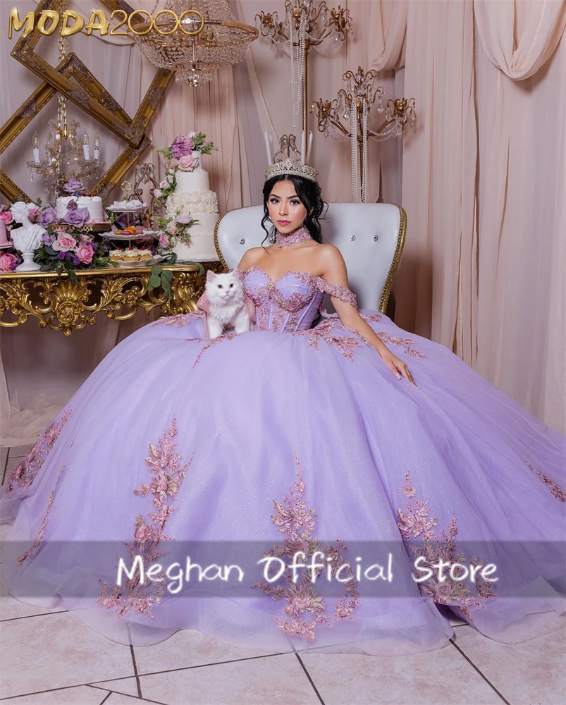 Purple Off Shoulder Traditional Off The Shoulder Ball Gown Quinceanera Dresses Beaded Applique Sweet 16 Dress Vestido De 15 Anos
Purple Off Shoulder Traditional Off The Shoulder Ball Gown Quinceanera Dresses Beaded Applique Sweet 16 Dress Vestido De 15 Anos