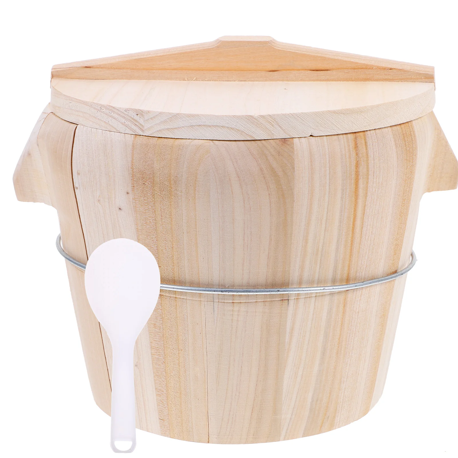 Containers for Food Rice Steamer Home Steamed Bucket with Lid Cooker Natural Wooden
Containers for Food Rice Steamer Home Steamed Bucket with Lid Cooker Natural Wooden