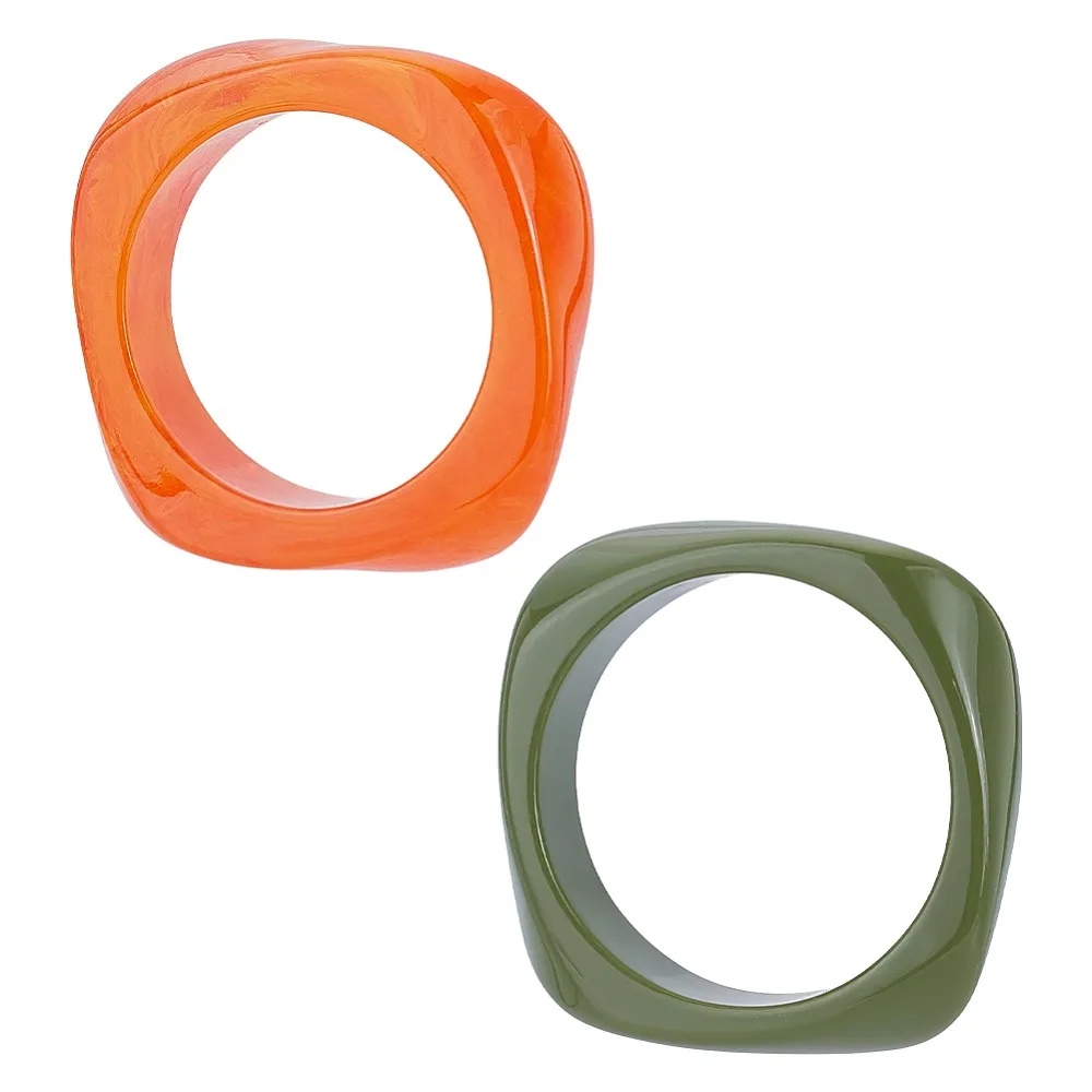 2Pcs 2 Colors Acrylic Bangles Square Mixed Color Inner Diameter: 2-1/2 inch(6.45cm) 1pc/color
2Pcs 2 Colors Acrylic Bangles Square Mixed Color Inner Diameter: 2-1/2 inch(6.45cm) 1pc/color
