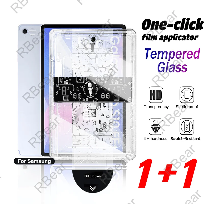 1+1 Pack for Galaxy Tab A9+ 11" Anti-Fingerprint Bubble-Free Dust-Free Chamber Tempered Glass+Lens Protector,High Transparency
1+1 Pack for Galaxy Tab A9+ 11" Anti-Fingerprint Bubble-Free Dust-Free Chamber Tempered Glass+Lens Protector,High Transparency