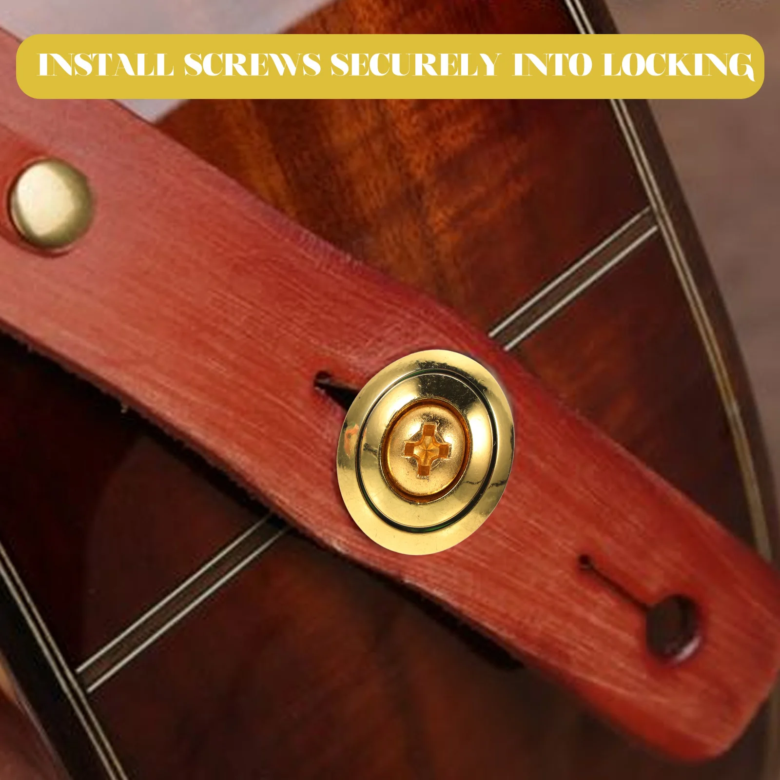 5Pcs Guitar Strap Locks Electroplated Metal Buttons for Acoustic Electric Bass Guitars No Modification Needed Gift 
5Pcs Guitar Strap Locks Electroplated Metal Buttons for Acoustic Electric Bass Guitars No Modification Needed Gift