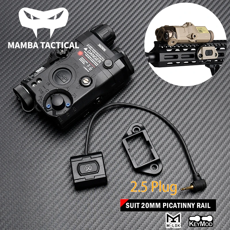 Tactical Nylon PEQ15 Red/Green/Blue Laser LED Strobe Light Infrared Lighting With ModButton Pressure Switch 2.5 Plug Combo Set
Tactical Nylon PEQ15 Red/Green/Blue Laser LED Strobe Light Infrared Lighting With ModButton Pressure Switch 2.5 Plug Combo Set