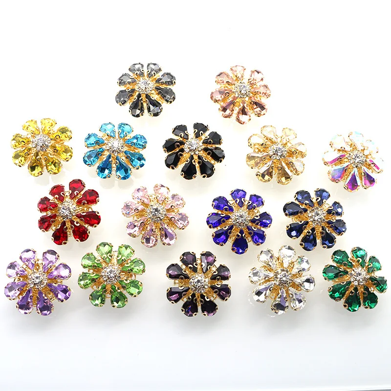 27mm Colorful Beautiful Flower Metal Big Buttons DIY Handmade Sewing Clothing Accessories Woolen Coat Suit Decorative Buttons
27mm Colorful Beautiful Flower Metal Big Buttons DIY Handmade Sewing Clothing Accessories Woolen Coat Suit Decorative Buttons