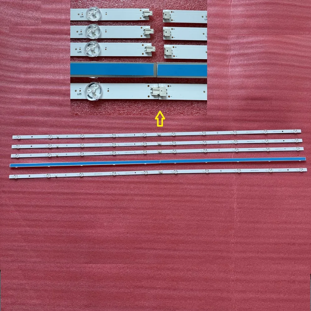 Светодиодная лента подсветки для Noblex DB58X7500 CHIQ U58H7S Starwind SW-LED58UG401
Светодиодная лента подсветки для Noblex DB58X7500 CHIQ U58H7S Starwind SW-LED58UG401